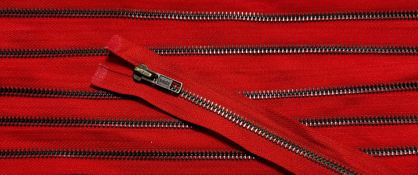 RV rot, 100 cm Metall teilbar R