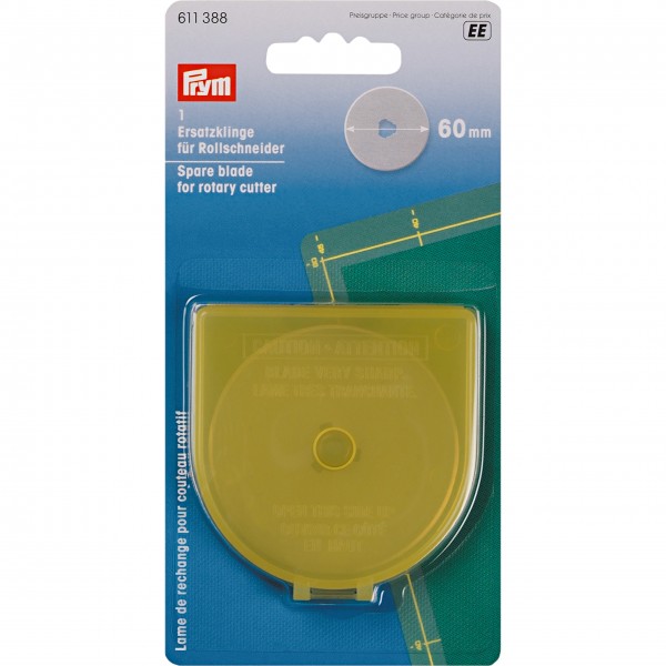 Prym 611388 Ersatzklinge für Rollschneider Jumbo 60 mm