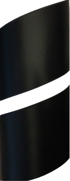 Satinband Double Face 025 mm schwarz
