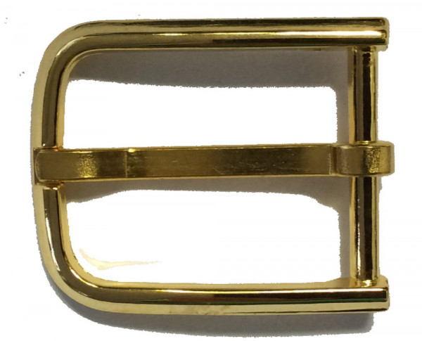 Gürtelschließe Stegbreite 30 mm gold