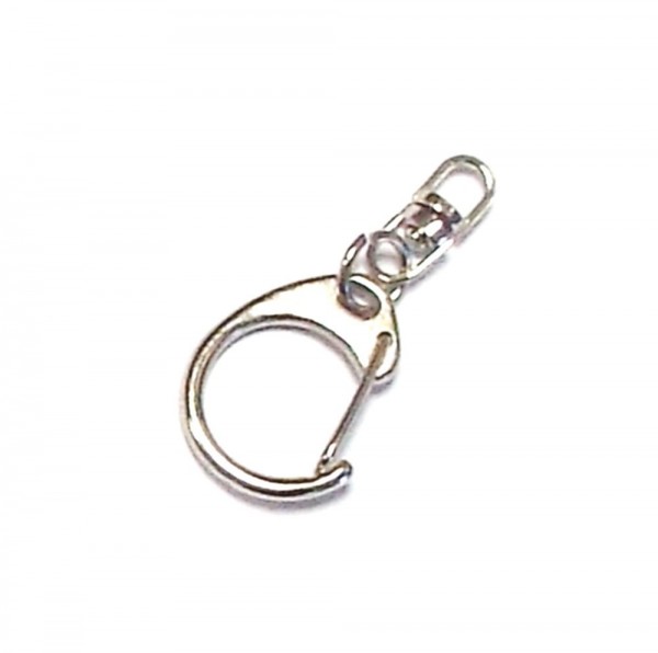 Karabinerhaken silber