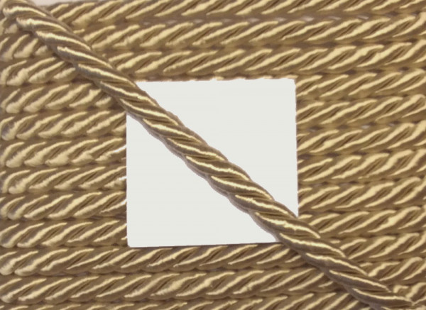 Atlas/Satinkordel 5 mm beige