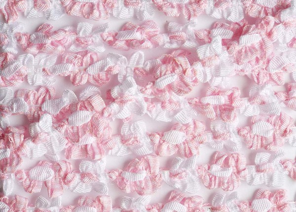 Borte 10 mm mit Vichy-Karo-Band rosa/weiß