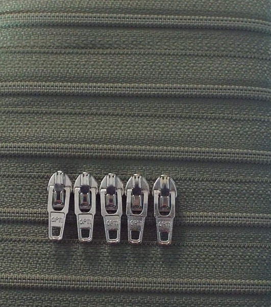 RV grün schilf, 500 cm Kunststoff endlos Spirale 4mm