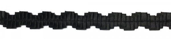Borte 20 mm schwarz aus Satinbandrüsche