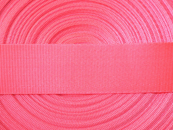 PP Gurtband 30 mm neonpink