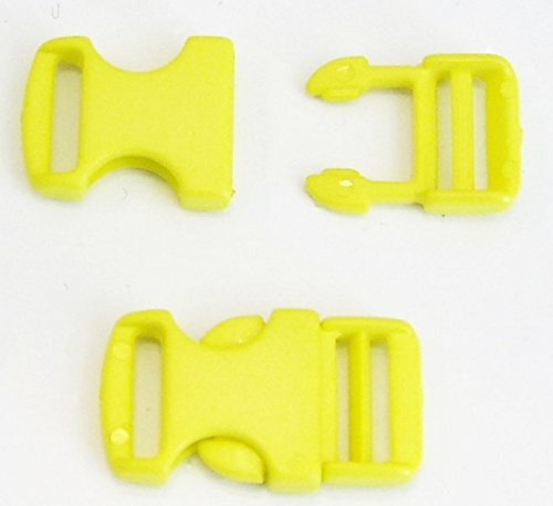 Steckschnalle gelb Steg 10 mm