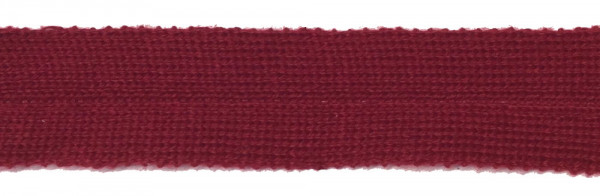 Wolltresse Einfaßband kirschrot 30 mm