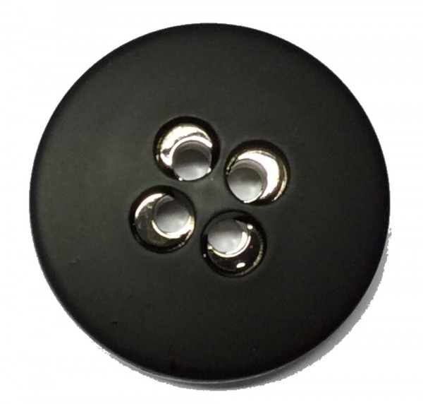 Knopf 28 mm schwarz