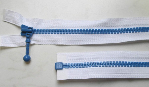 RV weiß, 035 cm Kunststoff teilbar Krampe