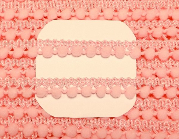 Pomponborte 10 mm rose