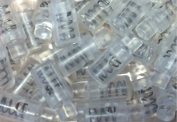 Kordelstopper transparent 1-Loch