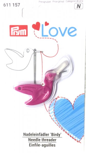 Prym 611157 Nadeleinfädler "Birdy" Prym Love
