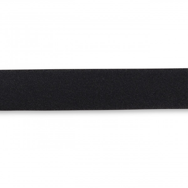 Prym 903800 3,5 m Satin-Schrägband 20mm schwarz vorgefalzt
