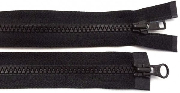 RV grau dunkel, 060 cm Kunststoff teilbar 2-Wege Krampe