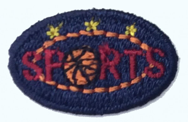 Applikation Jeans dunkel blau bunt 25 x 15 mm zum Aufbügeln