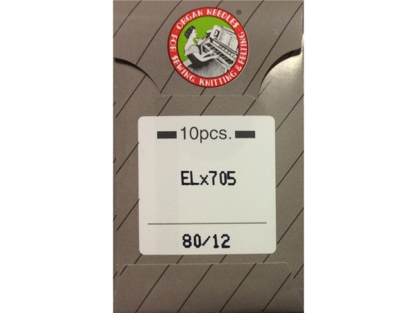 Nähmaschinennadeln EL x 705 Chromium 80