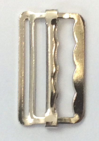Schiebestegschnalle Stegbreite 30 mm silber
