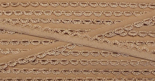 Wäschespitze elastisch 10 mm haut 1 m | 3 m