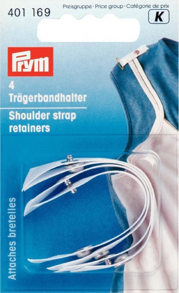 Prym 401169 Trägerbandhalter weiß