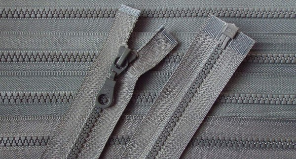 RV grau, 075 cm Kunststoff teilbar Krampe