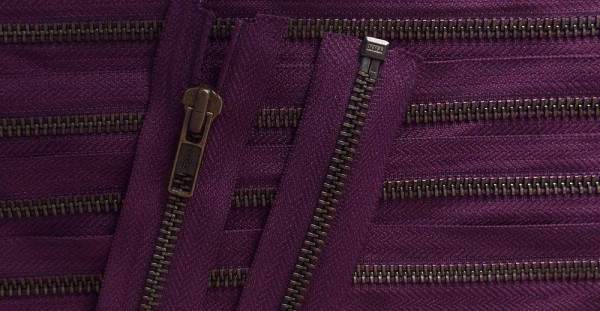 RV violett , 100 cm Metall teilbar