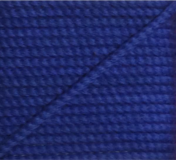 5 m Baumwollkordel 5 mm blau