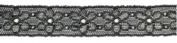 Dessousspitze elastisch 020 mm grau