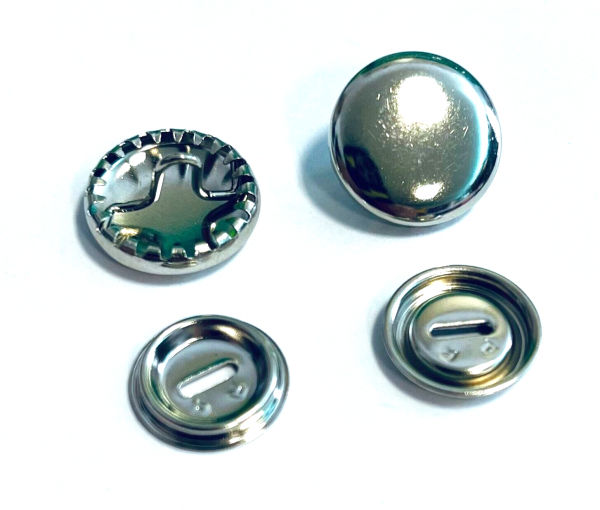 100 Stück Überziehbare Knöpfe 15 mm