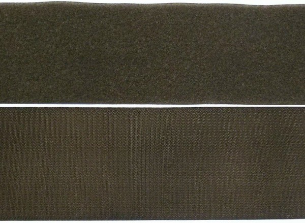 Klettband Haken- und Flauschband 30 mm oliv zum Nähen
