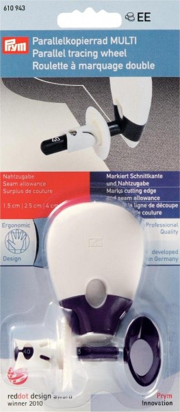 Prym 610943 Parallelkopierrad Multi Ergonomics