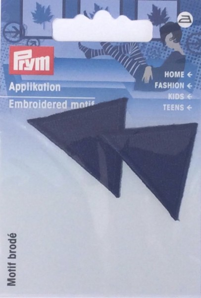 Prym 925279 Applikation Dreieck klein dunkelblau