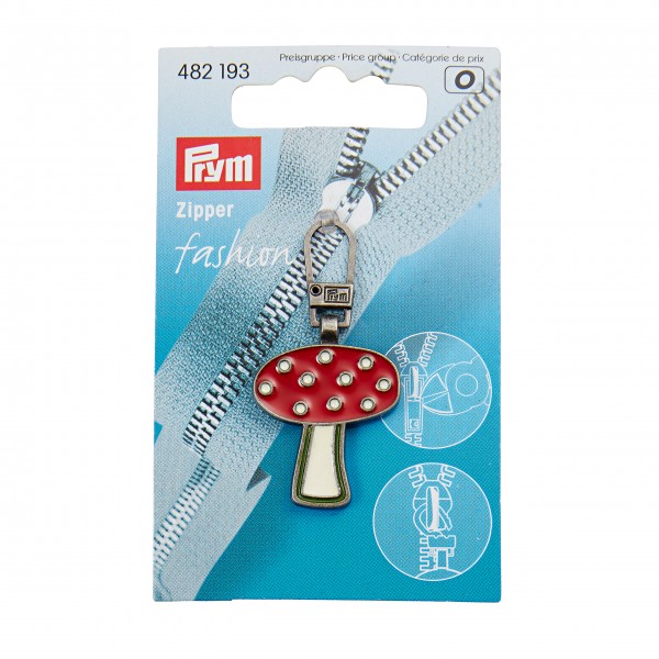 Prym 482193 Fashion-Zipper Fliegenpilz
