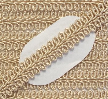 Posamentenborte beige 12 mm