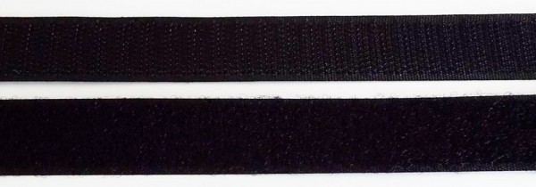Klettband Haken- und Flauschband 100 mm schwarz zum Nähen