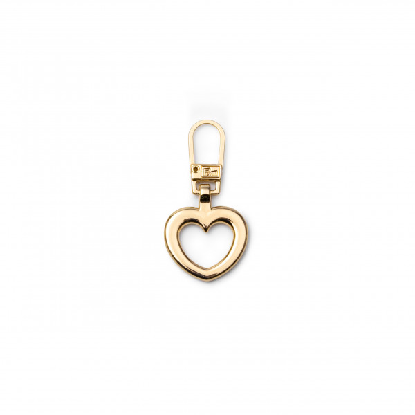 Prym 482372 Fashion-Zipper Herz gold