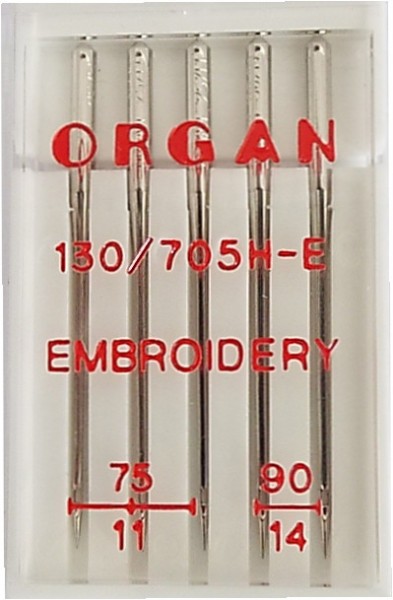 Nähmaschinennadeln 130/705 Emerbroidery Sticknadel 75 - 90