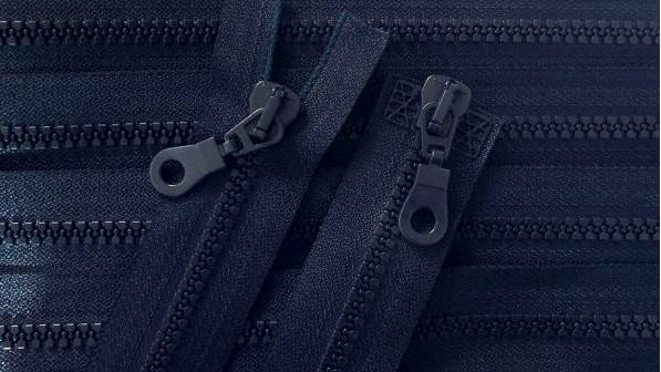 RV blau dunkel, 090 cm Kunststoff teilbar 2-Wege Krampe