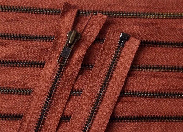 RV braun terracotta, 100 cm Metall teilbar