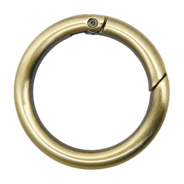 Taschenring 35 mm altgold
