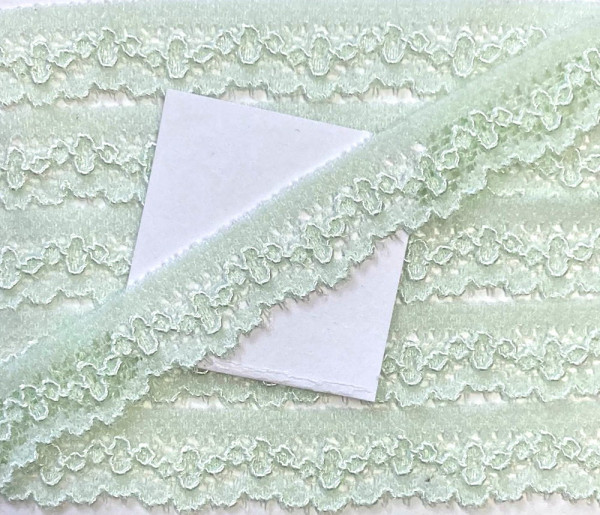 Wäschespitze elastisch 12 mm mint