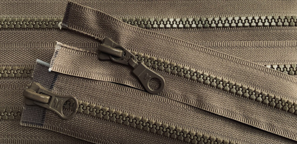 RV beige dunkel, 080 cm Kunststoff teilbar 2-Wege Krampe